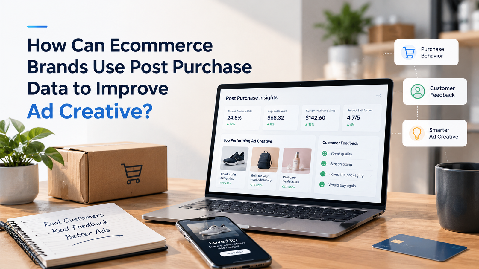 How Can Ecommerce Brands Use Post Purchase Data to Improve Ad Creative?