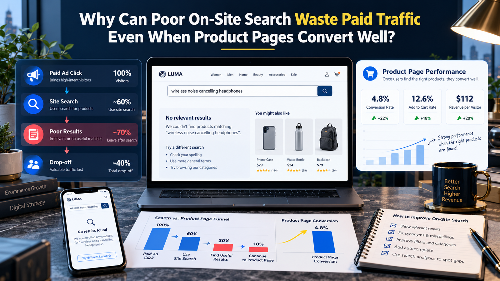 Why Can Poor On-Site Search Waste Paid Traffic Even When Product Pages Convert Well?