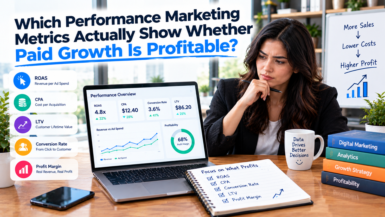 Which Performance Marketing Metrics Actually Show Whether Paid Growth Is Profitable?