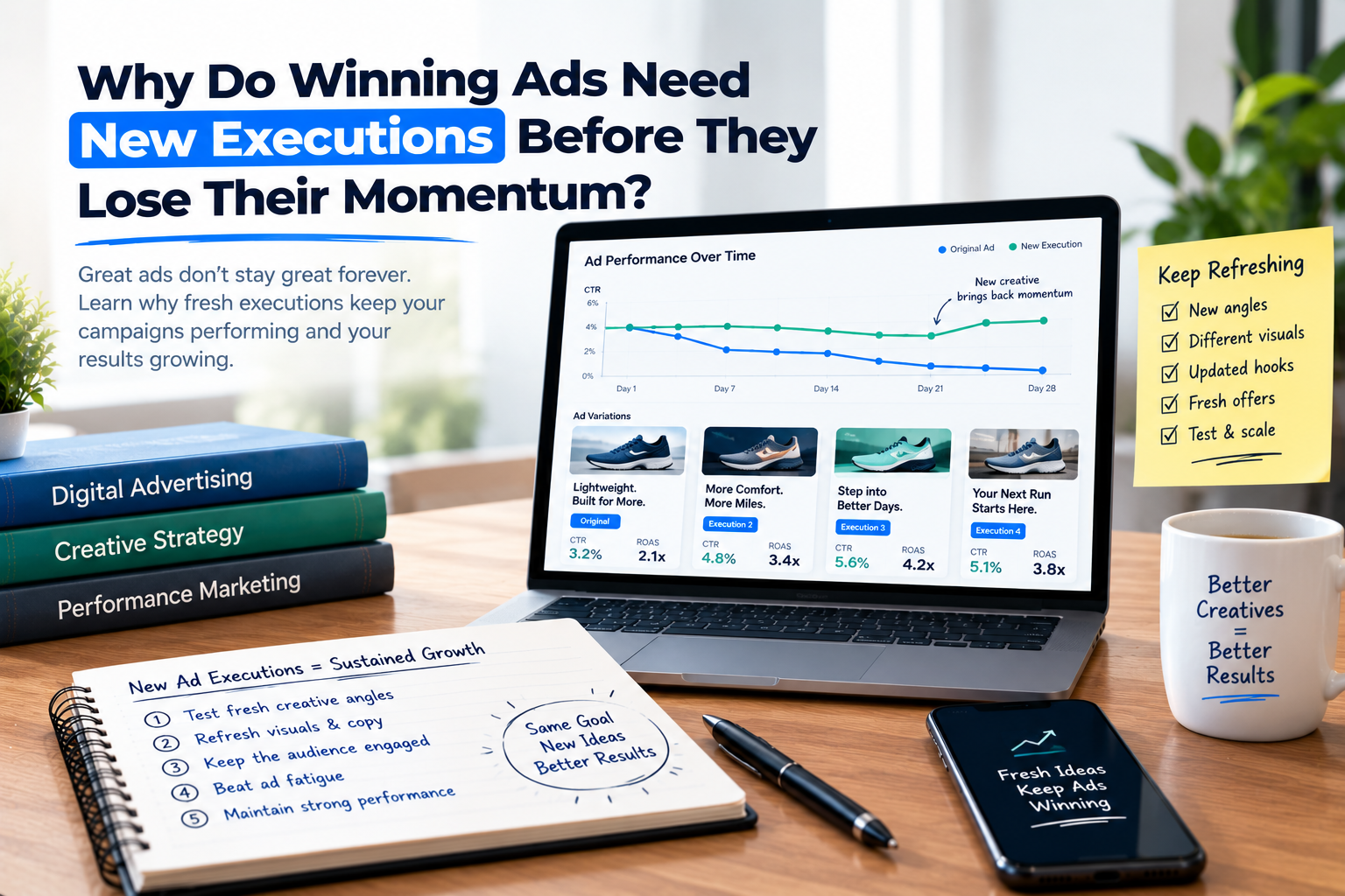 Why Do Winning Ads Need New Executions Before They Lose Their Momentum?