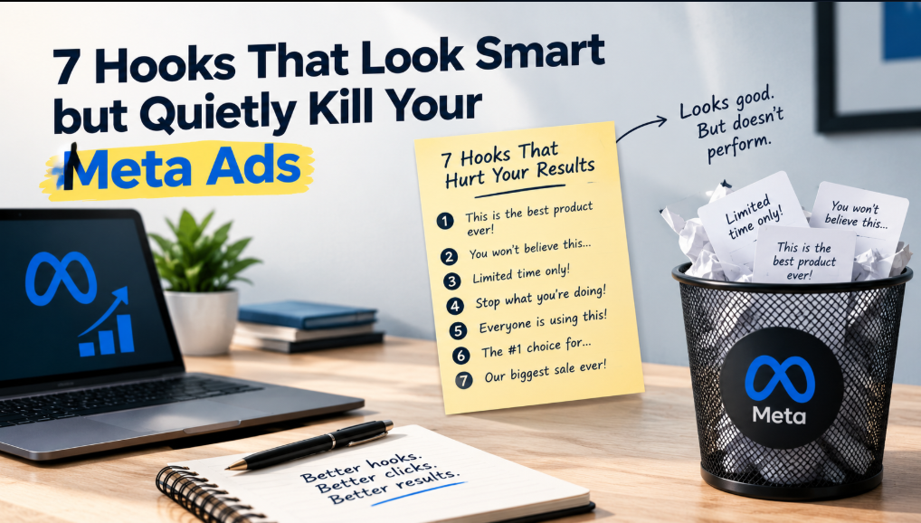 7 Hooks That Look Smart but Quietly Kill Your Meta Ads