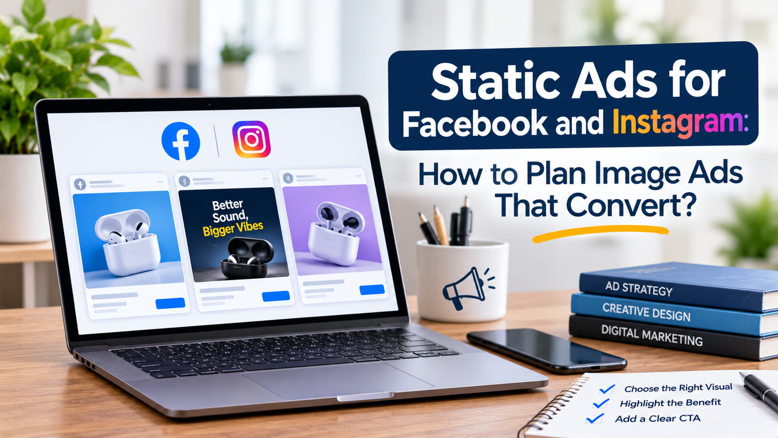 Static Ads for Facebook and Instagram: How to Plan Image Ads That Convert?