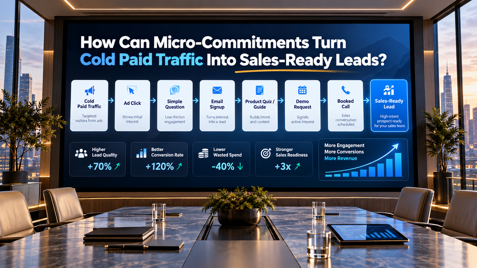How Can Micro-Commitments Turn Cold Paid Traffic Into Sales-Ready Leads?