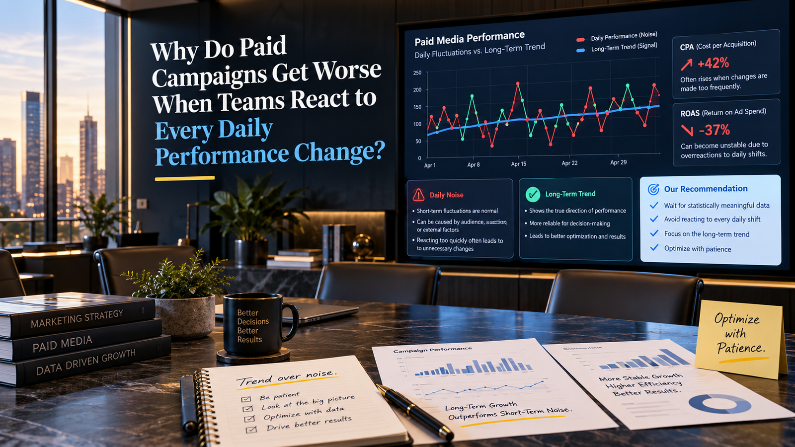 Why Do Paid Campaigns Get Worse When Teams React to Every Daily Performance Change?